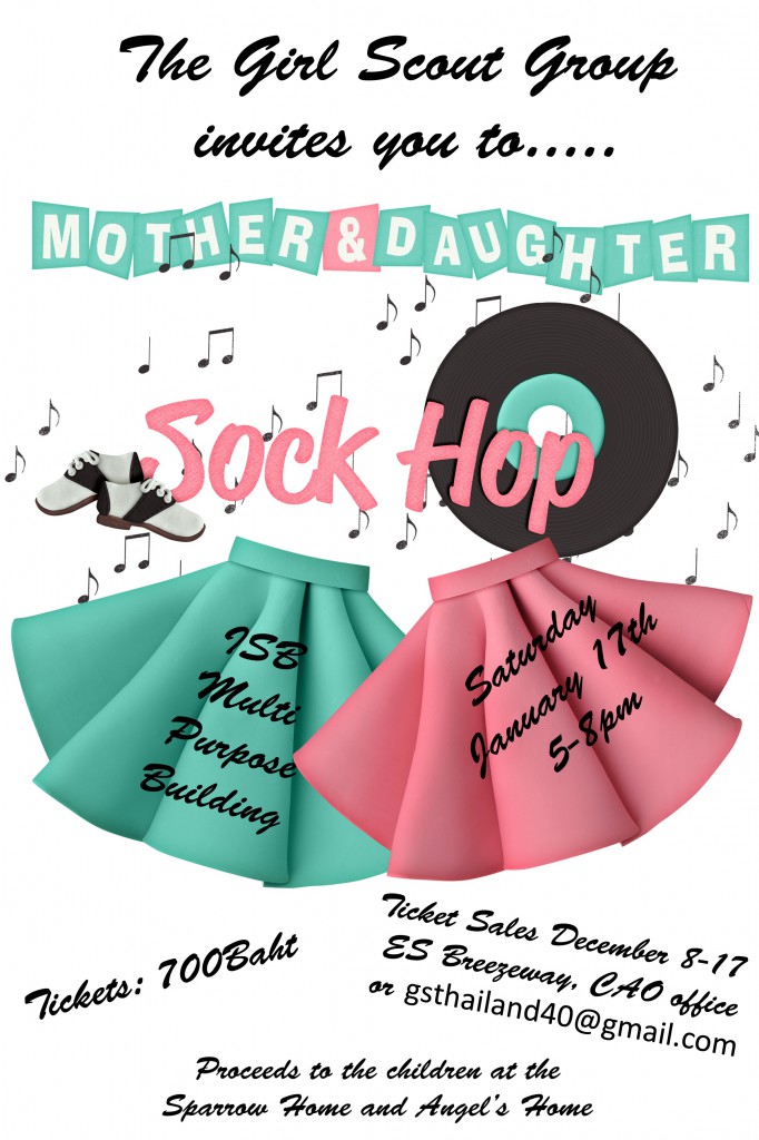 Sock Hop Flyer ISB