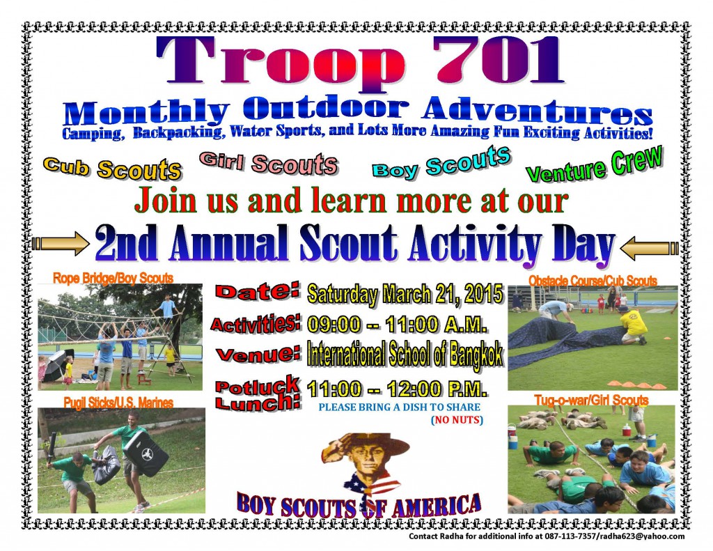 Scouts Activity Day March 21, 2015