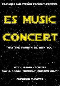 ES Music Concert Poster 2016