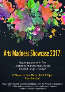 Arts Madness Poster