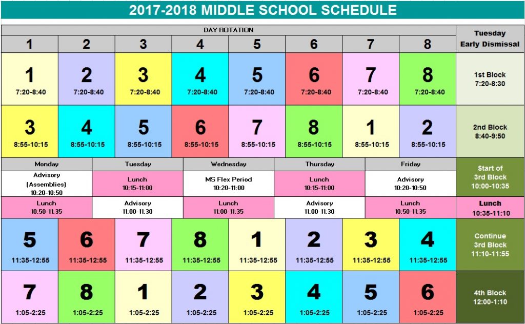 2017-2018 MS Schedule Rotation_pastel