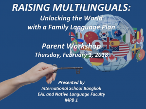 Raising Multilinguals poster