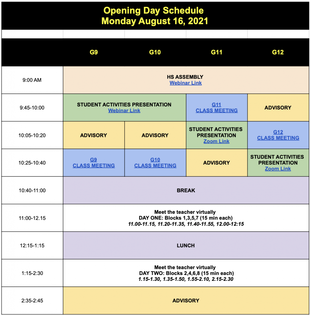 Adweek Schedule