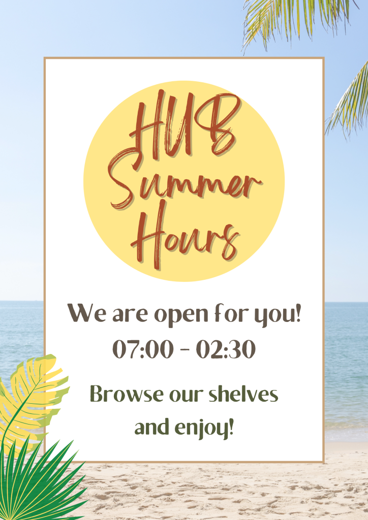 Summer HUB Hours