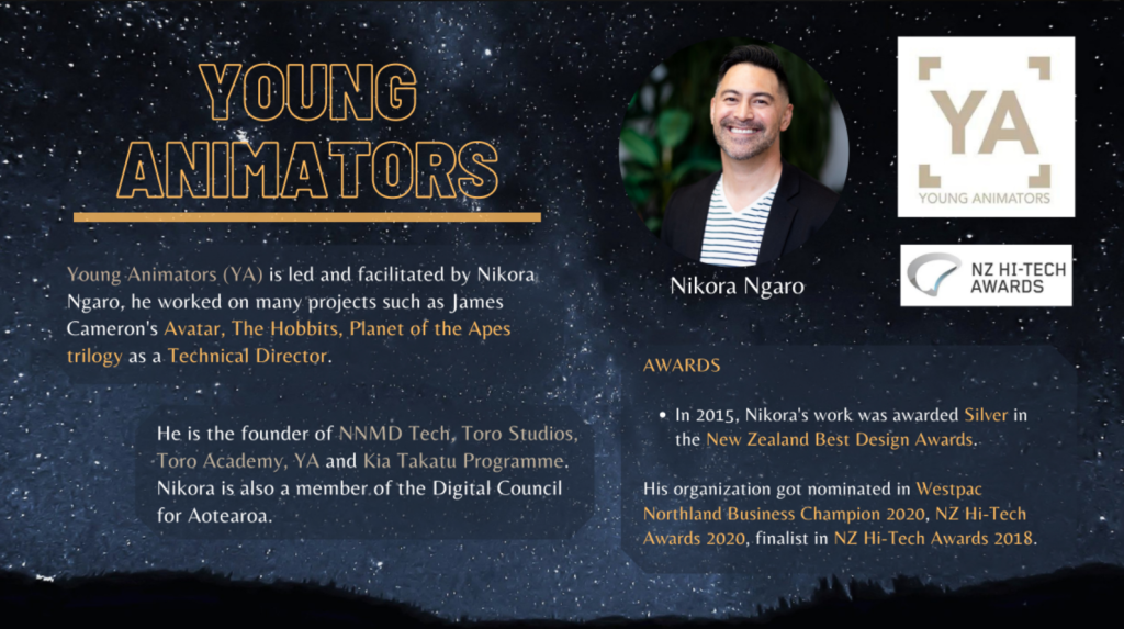 The New Zealand Chamber of Commerce presents… YOUNG ANIMATORS WORKSHOP