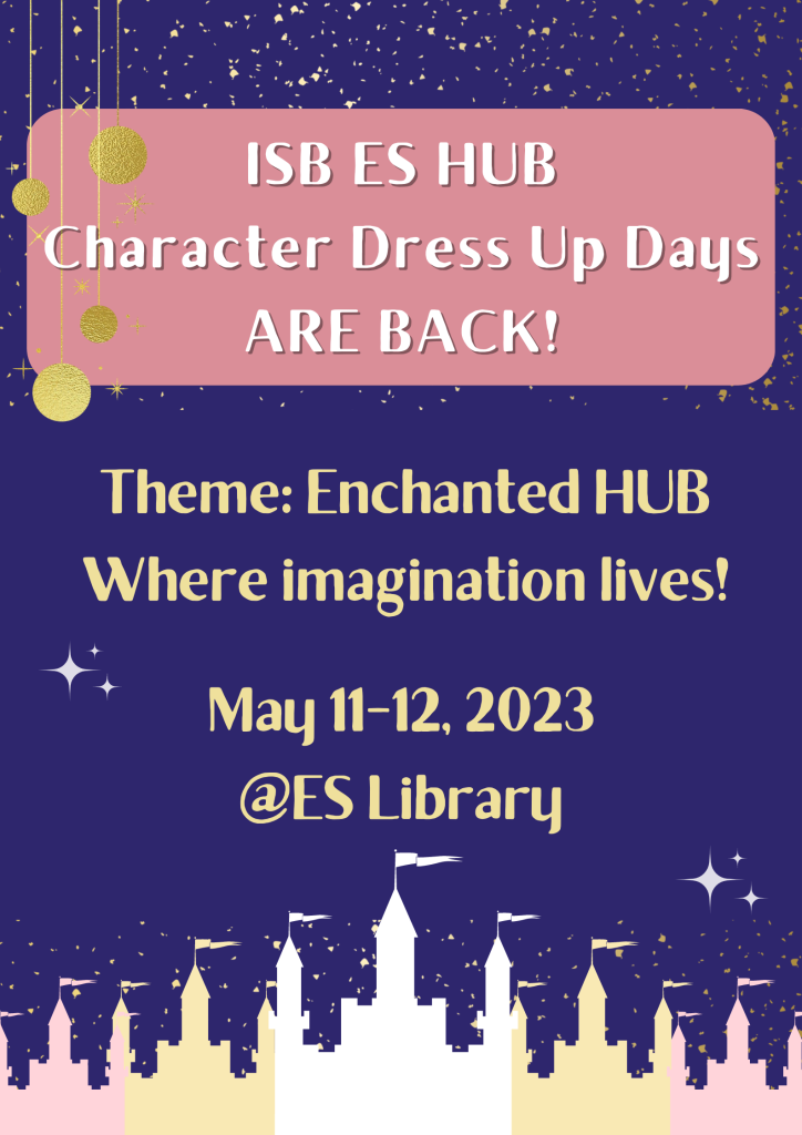 May 11 And 12 2023 Are Character Dress Up Days