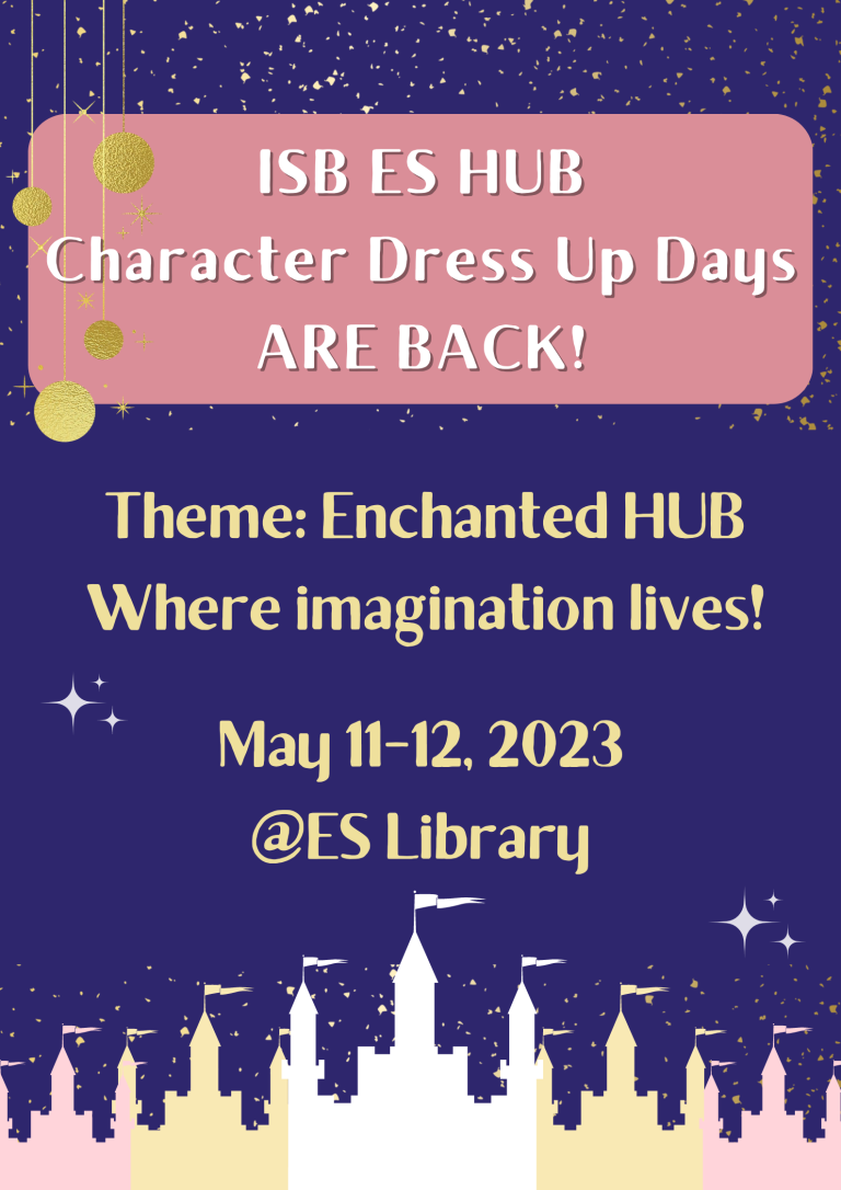 May 11 and 12, 2023 are Character DressUp Days!