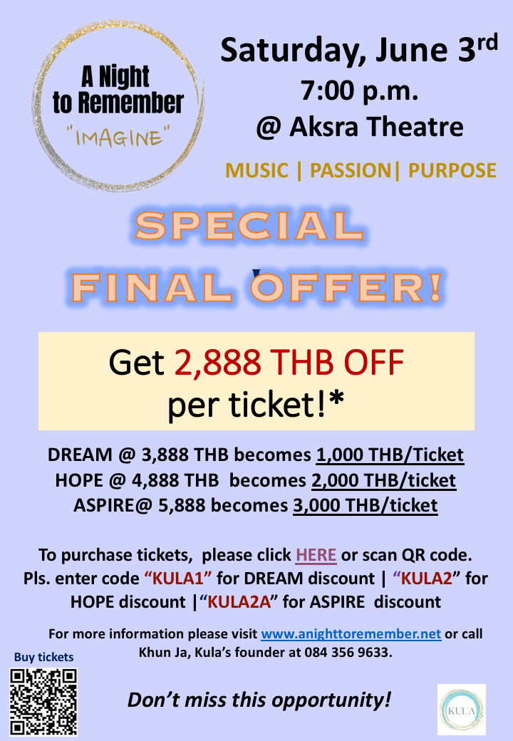 A Night to Remember” 2 & 7 p.m. June 3rd at the Aksra Theatre
